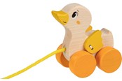 Babylegetøj - Goki Pull-along Animal Duck - 54884