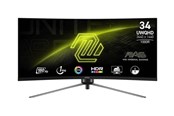 Skærm - 34" MSI MAG 345CQRDE - 3440x1440 (UWQHD) - 180Hz - VA - 9S6-3DD14H-003