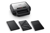 Andre køkkenapparater - Tefal Ultra Compact SW383D10 - sandwich maker / waffle maker / panini - stainless steel - SW383D10