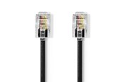 Telefonkabel - Nedis TCGB90100BK20 telephone cable - TCGB90100BK20