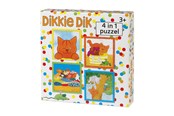 Puslespil - Bambolino Toys Dikkie Dik Puzzle 4in1 Floor - 52016