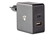 Mobil - Adaptere & Opladere - Nedis power adapter - USB 24 pin USB-C - 45 Watt - WCPD45W100BK