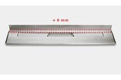 Afløb - Unidrain Afløbsarmatur 1004, 700 mm, Bagflange – Ekstra dyb + 6 mm - 1004.0701