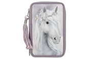 Skoletilbehør - Depesche Miss Melody Tredobbelt Penalhus FANTASY HORSES - 0413126