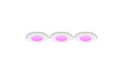 Smart Home - Philips Hue Slim indbygningsspot 90 mm (Hvid) - White and color ambiance - 929003712102