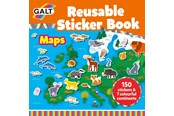 Kreativt Legetøj - Galt Reusable Sticker Book - Maps - 55-1005287