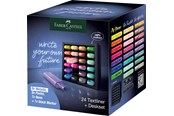Skrive- og Tegneværktøjer - Faber-Castell Textliner Black box of 24 ass - 254602