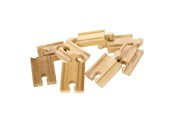 Trælegetøj - Bigjigs Wooden Rails - Mini 8 pcs. - BJT104