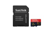 Hukommelseskort - SANDISK Extreme Pro microSD/SD - 200MB/s - 2TB - SDSQXCD-2T00-GN6MA