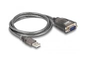 Netværksadapter (netkort, printserver mv.) - DeLOCK Adapter USB 2.0 Type-A to 1 x Serial RS-232 D-Sub 9 pin male - 61400