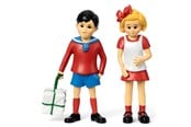 Dukke, bamse og udstyr - Pippi Tommy og Annika - 18098