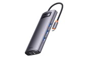 USB hub - Baseus Metal Gleam Series 7-in-1 Hub USB hub - Grå - WKWG040013