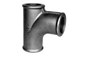 Gevindfittings - +GF+ strømtee 90° sort 1 1/4'' - 770131107