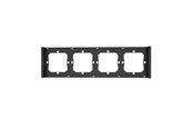 Switch - Sonoff Frame for switch M5 80 quadruple 4-fold M5-4C-80-F (graphite/black) - M5-4C-80-F