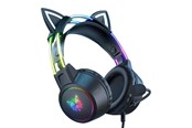 Hovedtelefoner/headset - ONIKUMA X15 PRO Gaming headset Cat (Black) - X15 PRO Cat Black