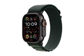 Smartwatch & Sportsur - Apple Watch Ultra 2 GPS + Cellular 49mm - Black Titanium Case with Dark Green Alpine Loop - Small - MX4Q3DH/A