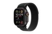 Smartwatch & Sportsur - Apple Watch Ultra 2 GPS + Cellular 49mm - Black Titanium Case with Black Trail Loop - S/M - MX4U3DH/A