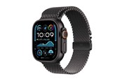 Smartwatch & Sportsur - Apple Watch Ultra 2 GPS + Cellular 49mm - Black Titanium Case with Black Titanium Milanese Loop - L - MX5V3DH/A