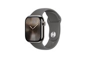 Smartwatch & Sportsur - Apple Watch Series 10 GPS + Cellular 42mm - Titanium Case with Stone Grey Sport Band - S/M - MWXD3QN/A