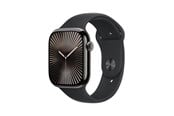 Smartwatch & Sportsur - Apple Watch Series 10 GPS + Cellular 46mm - Slate Titanium Case with Black Sport Band - M/L - MWYE3QN/A
