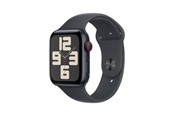 Smartwatch, Sportsur & Aktivitetstracker - Apple Watch SE GPS + Cellular 44mm - Midnight Aluminium Case with Midnight Sport Band - M/L - MXGM3QN/A