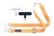 Mobil - Andet Tilbehør - Mobile Origin Lanyard tape 25mm - Peach Fuzz - 84 - 165cm - LYT-UNI-PCFZ