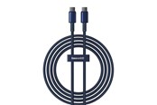 USB kabel - Baseus Tungsten Gold USB-C to USB-C cable 100W 2m (blue) - P10319800321-04
