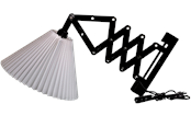 Lamper - Alpe Design Saxlampe sort væglampe - 3132419