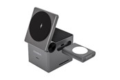 Mobil - Adaptere & Opladere - Choetech T632-F 3-in-1 15W inductive charger (black) - T632-F