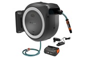 Havevanding - Gardena Batteridrevet vægslangeboks PowerRoll hvid XXL 40 m - 18647-20