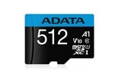 Hukommelseskort - A-Data Premier MicroSD/SD - 100MB/s - 512GB - AUSDX512GUICL10A1-RA1