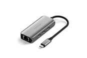 USB hub - Satechi 4-In-1 USB-C Hub With 2.5 Gigabit Ethernet USB hub - 3 ports - Grå - ST-H3C25EM