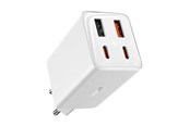 Mobil - Adaptere & Opladere - Baseus GaN6 Pro 65W - Moon White - P10162701213-00