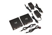 Repeater, boostere, bridges & transceiver - Eaton Series HDMI HDBaseT KVM Console Extender over Cat6 - 2 USB Ports IR 4K @ 30 Hz 1080p 70 m - B013-HU-4K