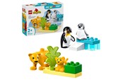 LEGO®  - LEGO DUPLO 10442 Vilde dyrefamilier: pingviner og løver - 10442
