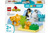 LEGO® - LEGO DUPLO 10442 Vilde dyrefamilier: pingviner og løver - 10442