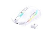 Mus - ONIKUMA CW905 Wireless - Gaming Mus - Optisk - 7 knapper - Hvid med RGB-LED lys - CW905W Wireless