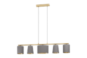 Lamper - EGLO ALMEIDA 2 pendel, børstet messing - 99487