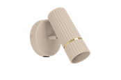 Lamper - EGLO CAMINIA wall light,  sandy, brushed brass - 901153