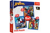 Puslespil - Trefl Puzzle - Spider-man - Spider Force (3in1) Floor - TFL34841
