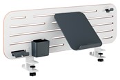 Skrivebordstilbehør - Leitz Ergo pegboard organiseringstavle til skrivebordet med laptop holder, 80x25 cm - 65490000