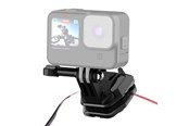 Actionkamera tilbehør - Puluz Motorcycle Windshield Mount Clip for Action Cameras (Black) - PU942B