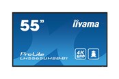 Digital skiltning & Hotel - iiyama ProLite LH5565UHSB-B1 - 3840x2160 (4K) - 60Hz - IPS - LH5565UHSB-B1