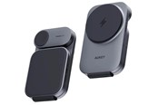 Mobil - Adaptere & Opladere - Aukey LC-MC312 MagFusion Z Qi2 3-in-1 Foldable Wireless Charging Station - LC-MC312