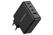 Mobil - Adaptere & Opladere - Riversong PowerKub 100W GaN Charger 3xUSB-C/1XUSB-A Output Black - AD105-EU-BLACK