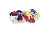 Dukker & Tilbehør - Goki Dollhouse Bear Dolls + Clothes - 51914