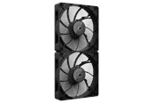 Kabinet Køler - Corsair iCUE LINK RX140 MAX (2-pack starter kit) - Kabinet køler - 140mm - Sort - 36 dBA - CO-9051044-WW