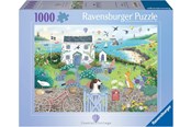 Puslespil - Ravensburger Coastal Cottage 1000p - 12001104