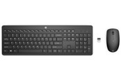 Tastatur - HP 235 Wireless - Tastatur & Mus sæt - Dansk - Sort - 1Y4D0UT#UUW