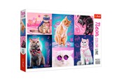 Puslespil - Trefl Puzzle - Super cats (1000 pieces) Floor - TFL10581